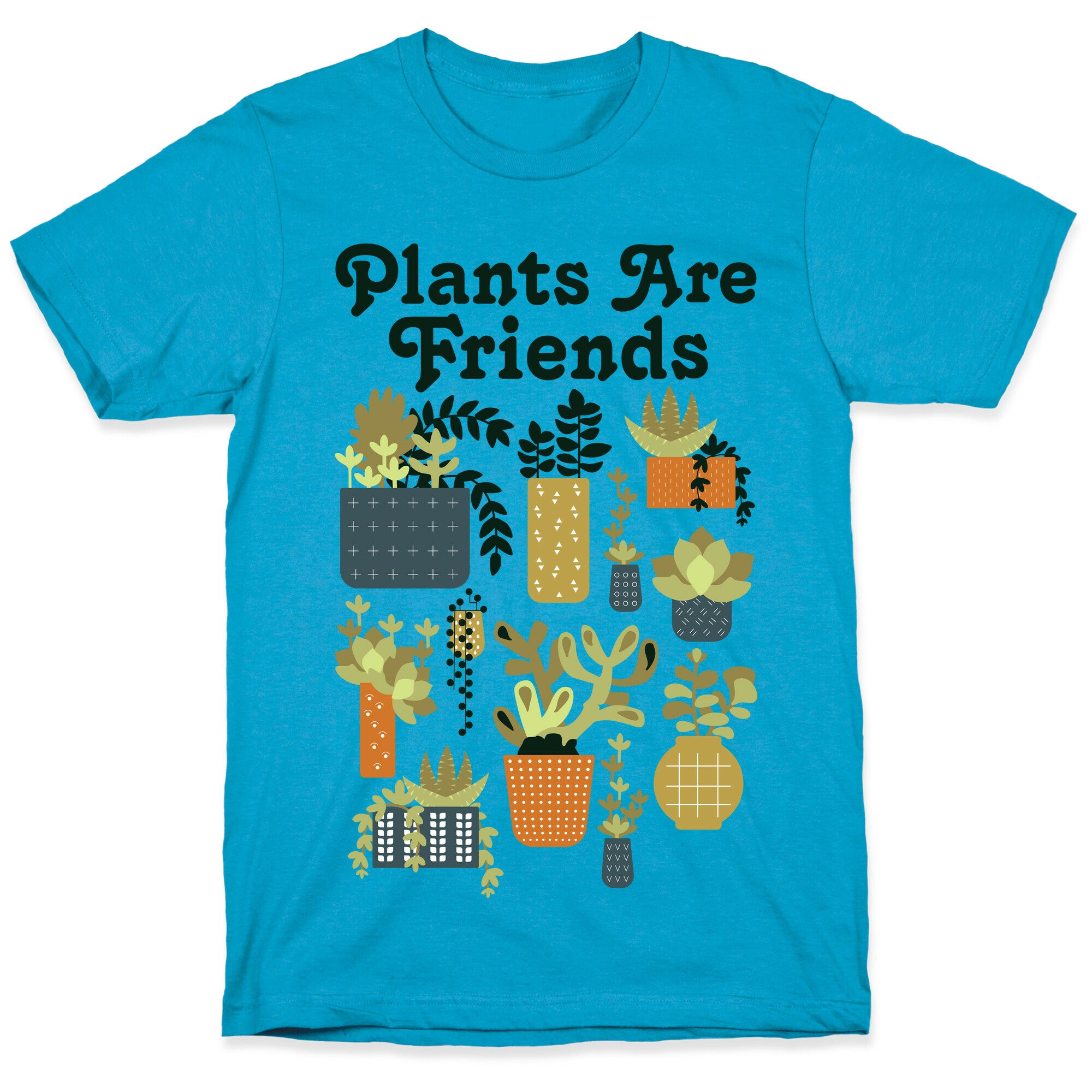 Plants Are Friends Retro Unisex Triblend Tee